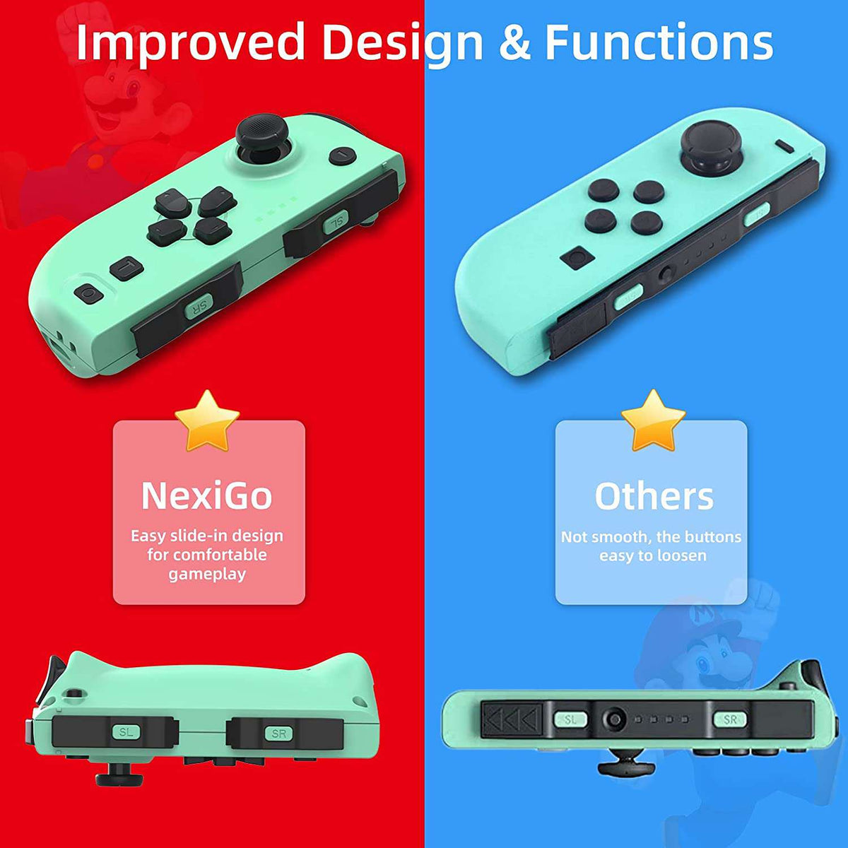 NexiGo Joypad Wireless Controller for Nintendo Switch