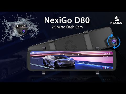 NexiGo D80 2.5K Mirror Dash Cam